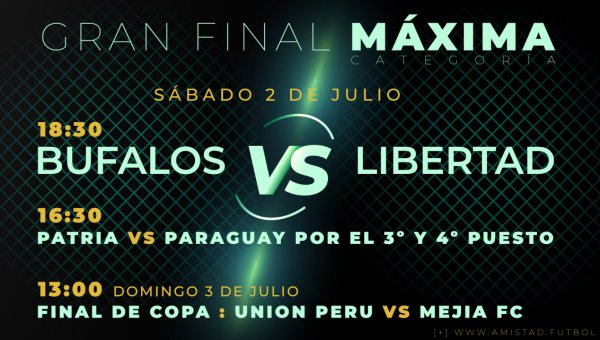 Este sábado se define el campeón de Máxima